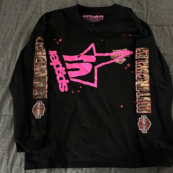 Spider x Harley davison t - Picture 1 of 3